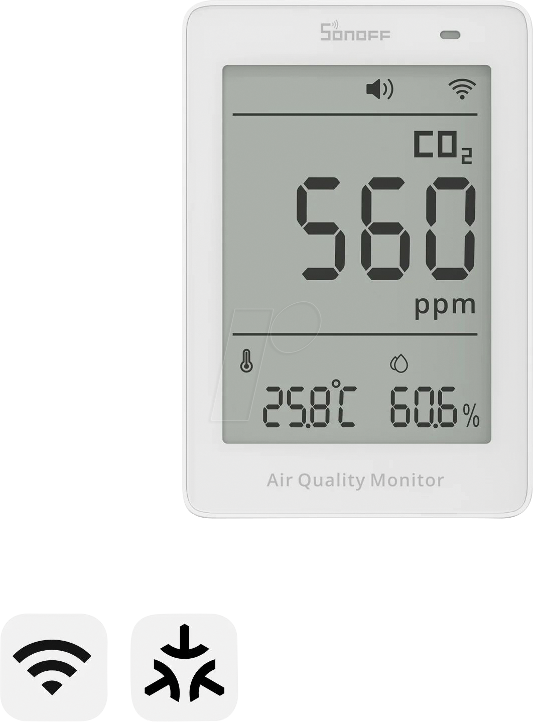 SON SAWF-08P - Luftqualitätsmonitor, WLAN, Matter