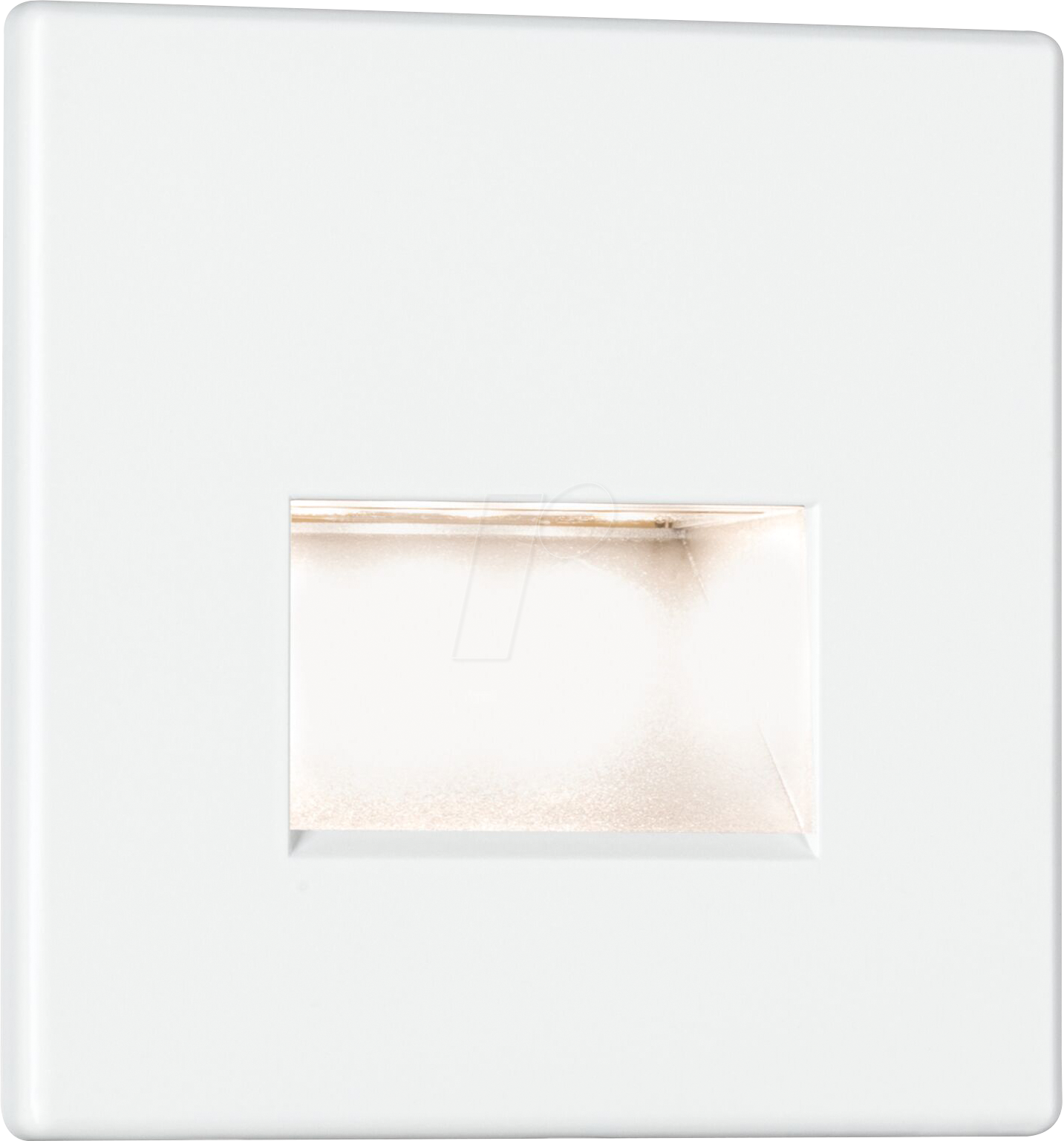 PLM 93093 - Einbauleuchte Edge Quadro, 1,2 W, 2700 K, starr, eckig, weiß mat