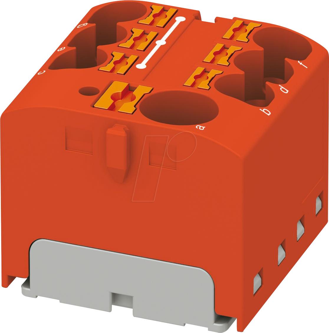 PHOE 3273860 - Verteilerblock PTFIX, 10/6X4, rot