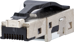 BTR 1401400812-E - E-DAT RJ45 Feldstecker, kurz, Cat.6