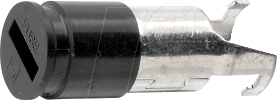 SCH 311661 - Sicherungshalter für 6,3 x 32 mm, 250 V, 10 A, schwarz