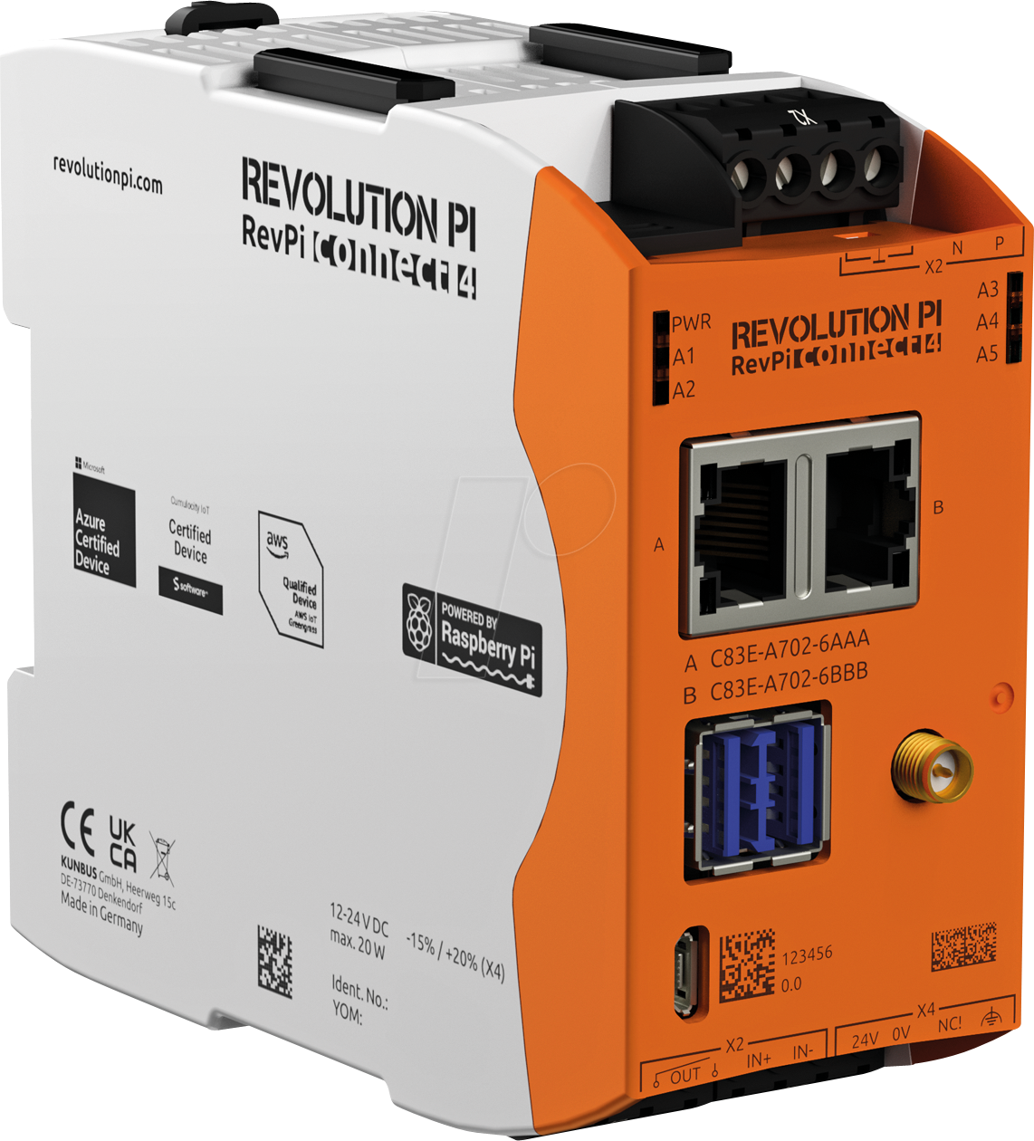 REVPI CON4 32G8W - RevPi Connect 4 32 GB 8 GB WiFi