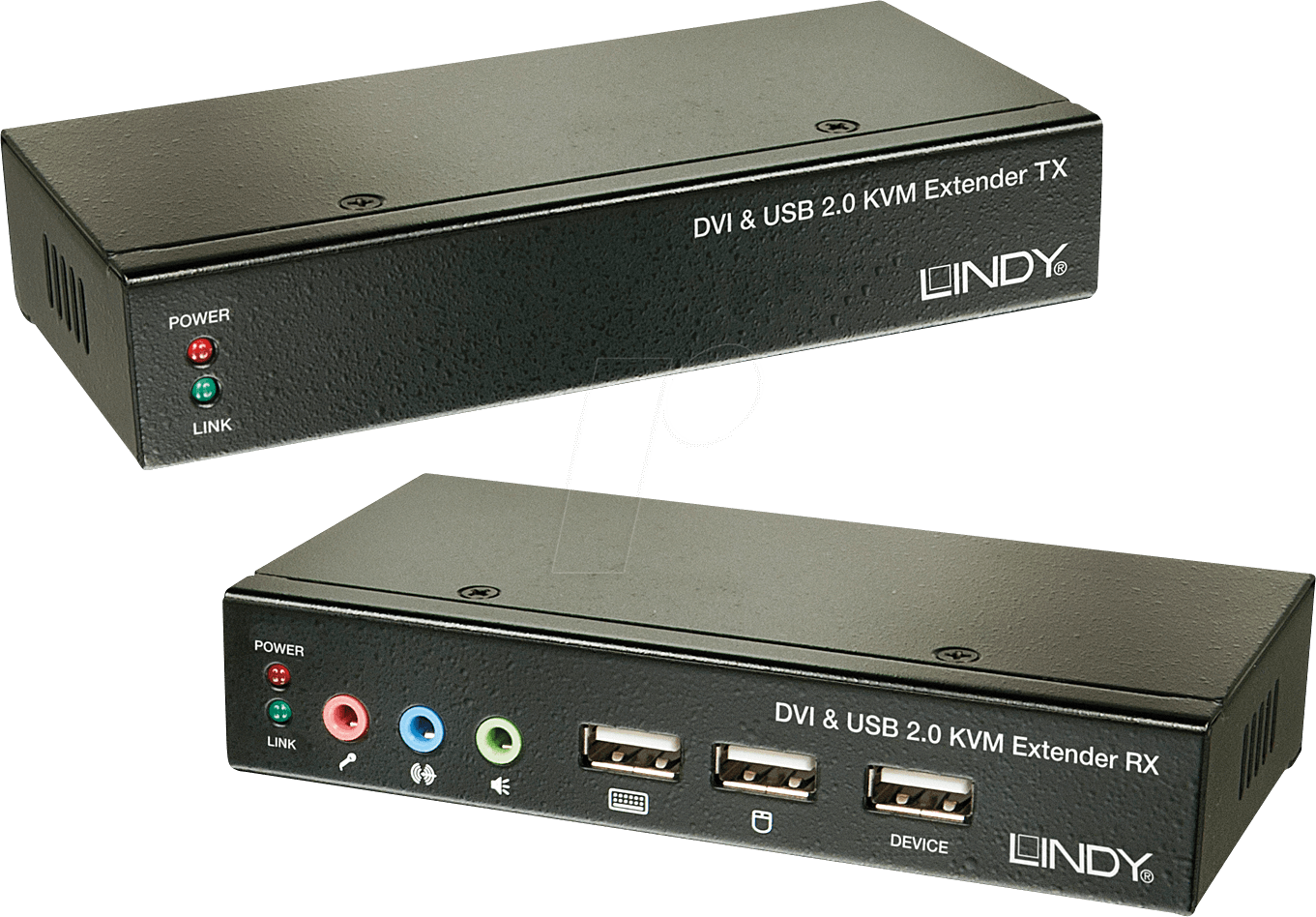LINDY 39377 - DVI/USB/Audio KVM Extender über Cat.5 - 50 Meter