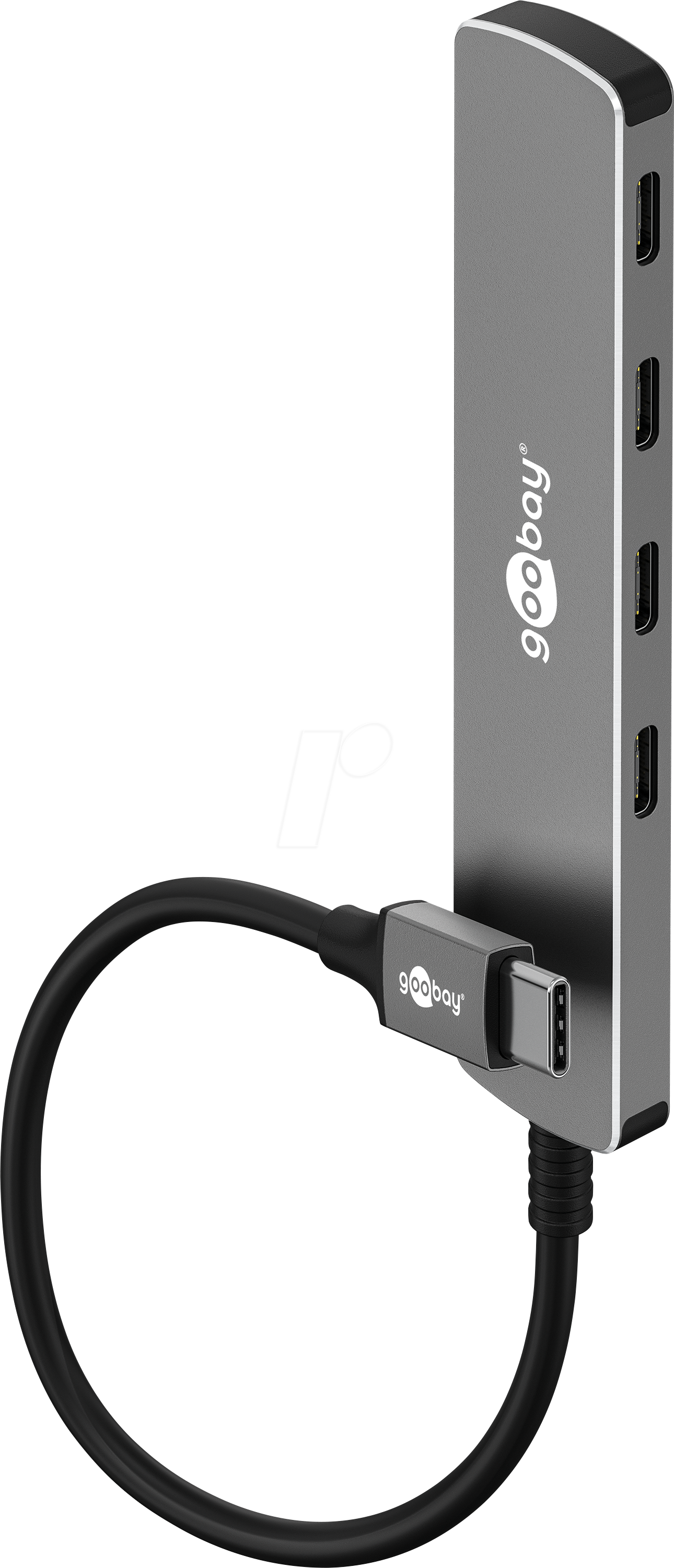 GOOBAY 79160 - USB-C 3.2 HUB, 4 Port, 5 Gbit/s, 4x USB-C 3.2, 0,1 m