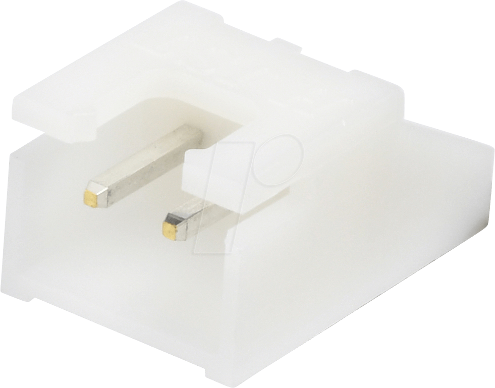 JST XH2P ST90 - JST - Stiftleiste, 90°, 1x2-polig - XH