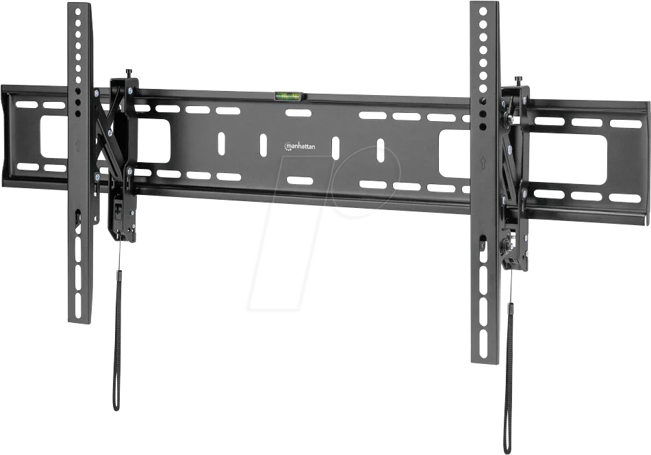 MANHATTAN 461863 - TV-Wandhalterung, 43'' bis 90'', max. 75 kg, Anti-Diebstahl, schwa