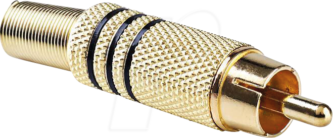 Thumbnail - N CAGP24900BK - Cinchstecker, Farbcodierung schwarz, 10er Set