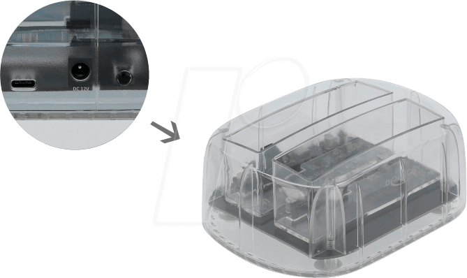 DELOCK 64090 - Dockingstation 2x 2.5''/ 3.5'' SATA HDD, USB 3.1