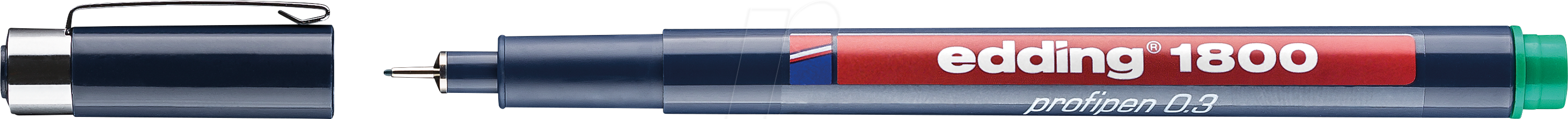 EDDING 1800-03GN - Präzisionsfeinschreiber, 0,35 mm, grün