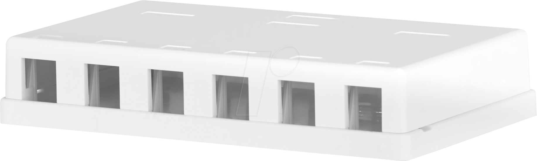 EFB EC020400006 - Keystone Anschlussbox, 6-Port, Aufputz, ohne Modul