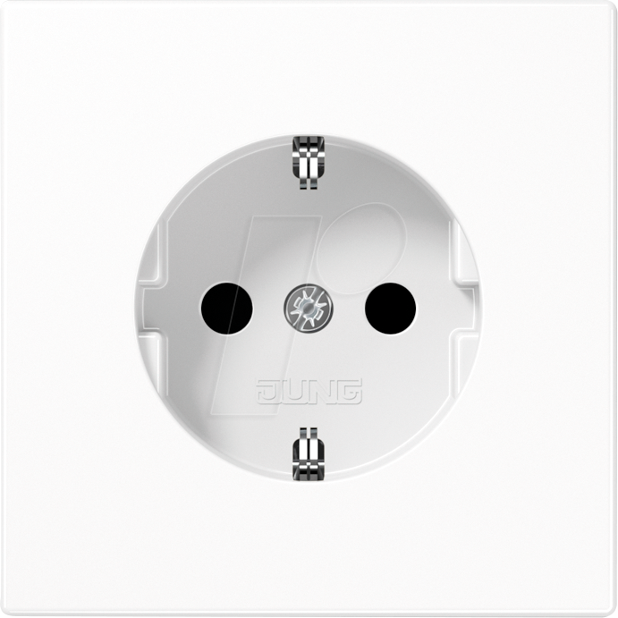 JG LS1520 - Steckdose, weiß, Unterputz UP, 1 Fach