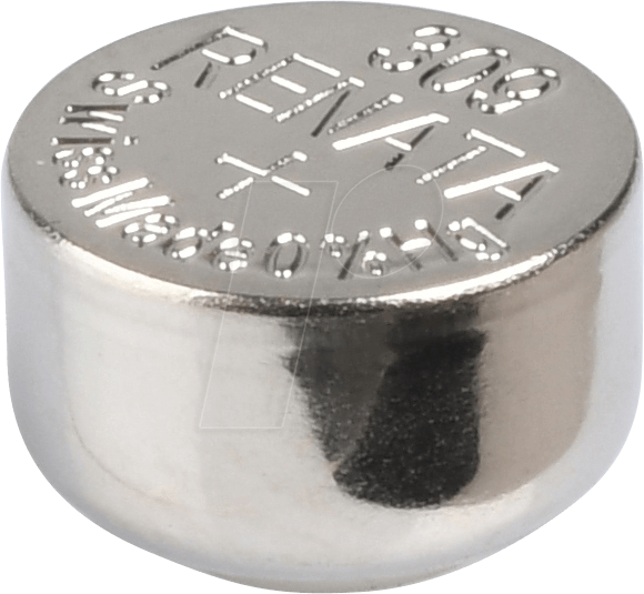 RENATA 309 - Silberoxid-Knopfzelle, 309, 80 mAh, 7,9 x 5,4 mm