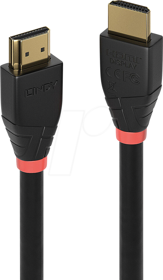 Thumbnail - LINDY 41016 - Aktives HDMI Extender Kabel, 4K 60 Hz, 7,5 m