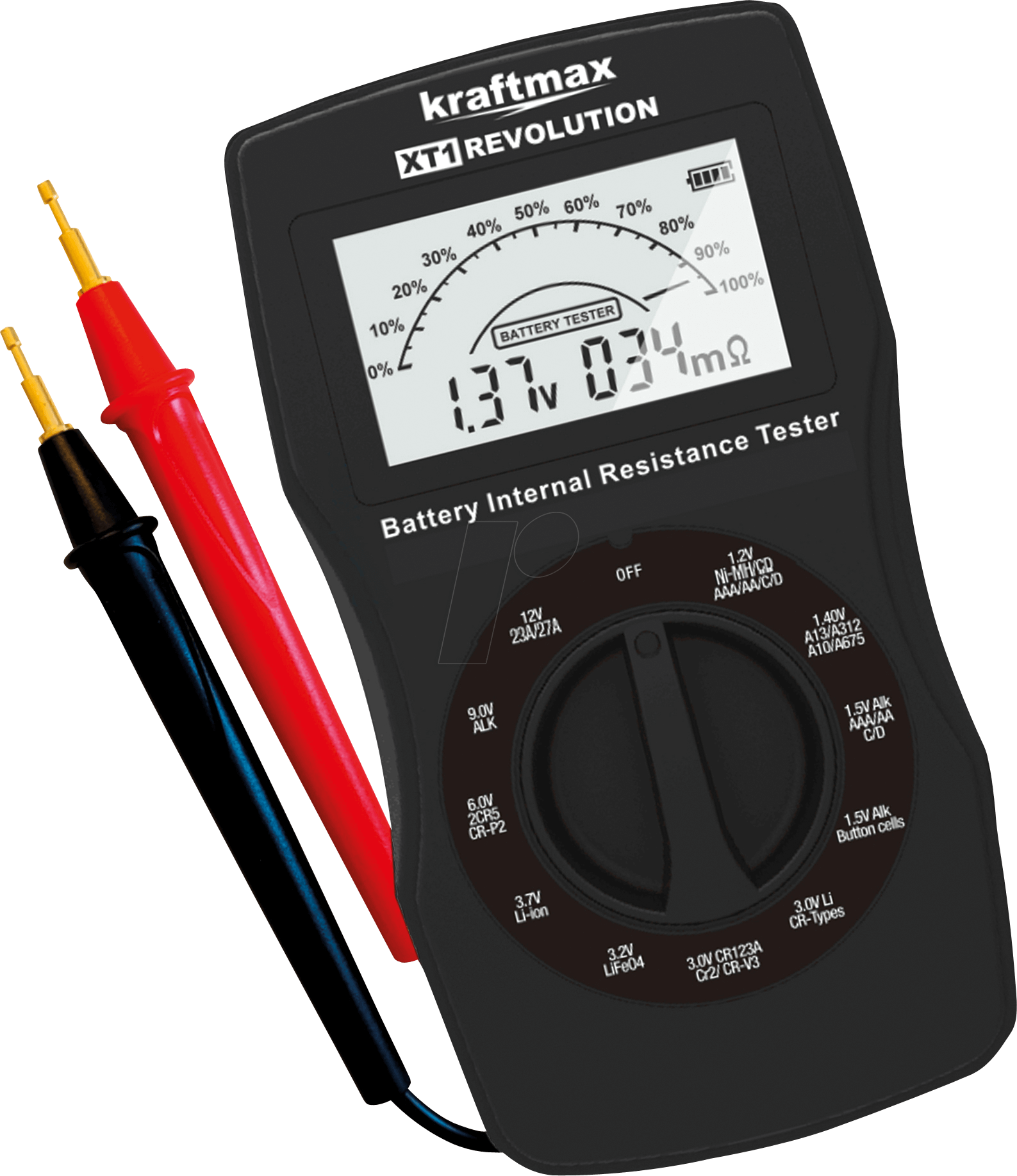 KRAFTMAX XT1 - Batterietester mit Widerstandmessung
