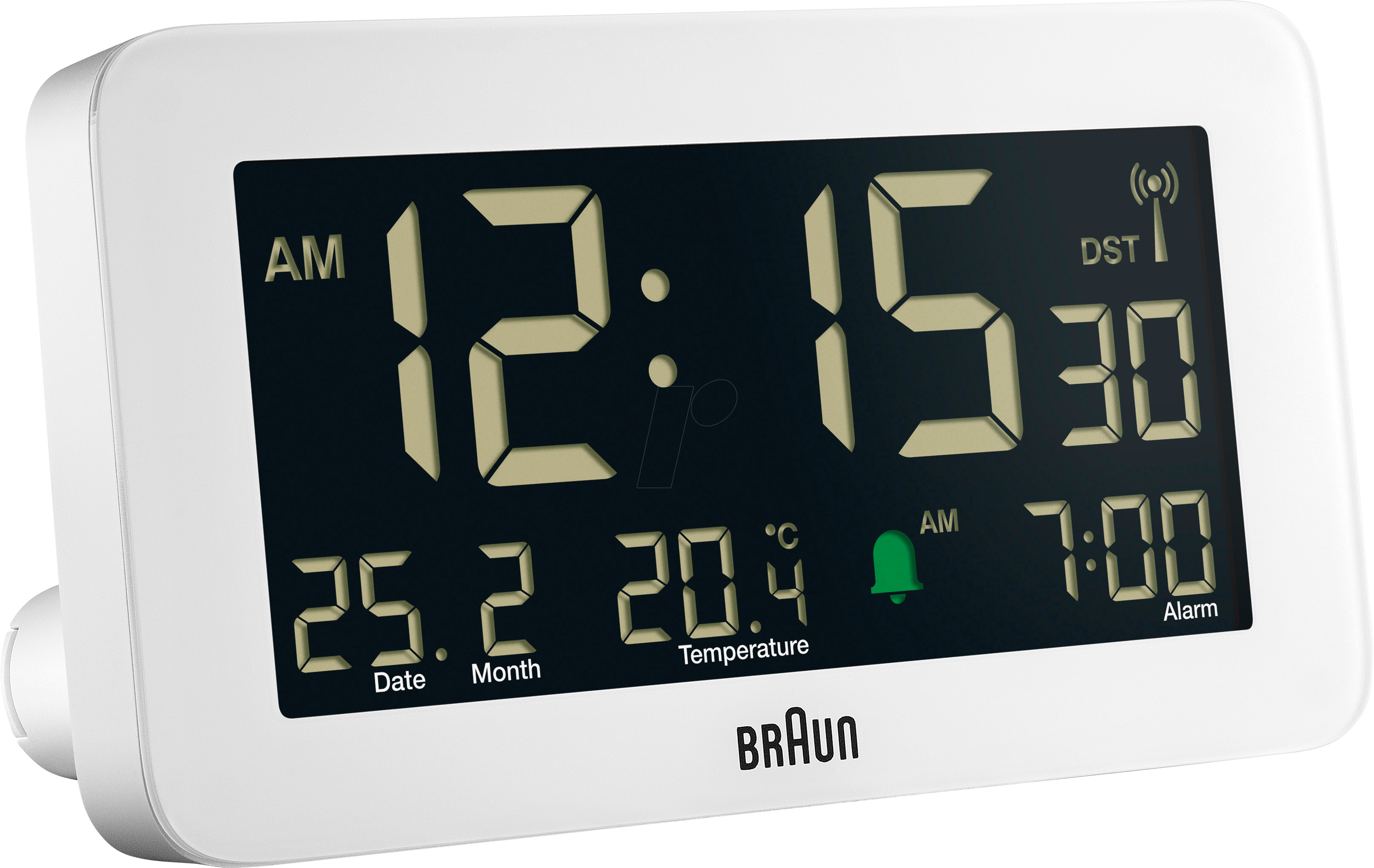 BRAUN BC10-DCF W - Funkwecker digital weiß