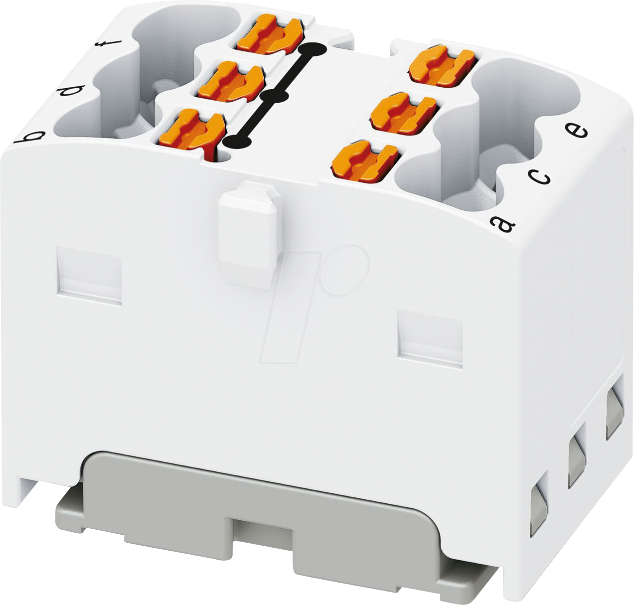PHOE 3002778 - Verteilerblock PTFIX, 6X1,5, weiß