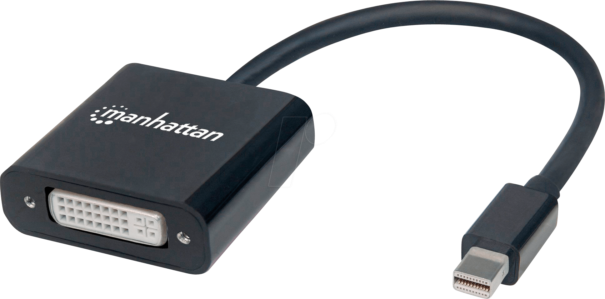MANHATTAN 152549 - DisplayPort Adapter, Mini DP Stecker auf DVI-I Buchse