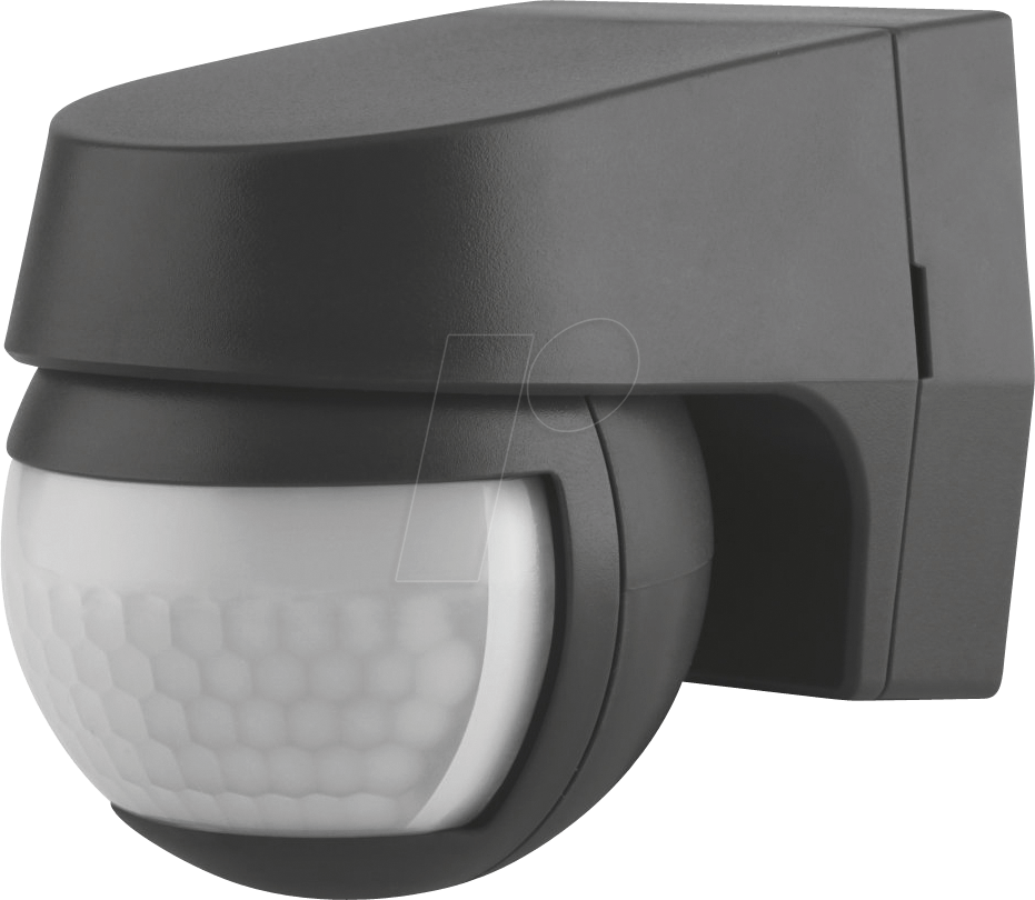 LDV 075244757 - IR-Bewegungsmelder SENSOR WALL, 110°, Aufputz, IP44, dunkelgrau