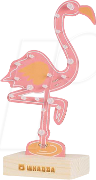 WSXL104 - Lötbausatz XL Flamingo, Lichteffekte