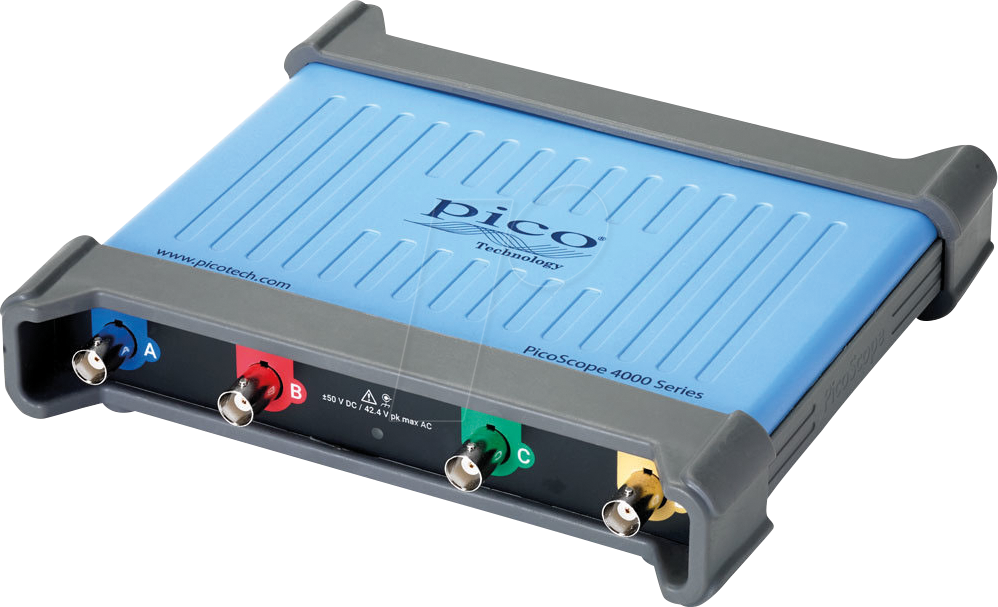 PS 4424A - USB-Oszilloskop, 20 MHz, 4 Kanäle, Spektrumanalysator