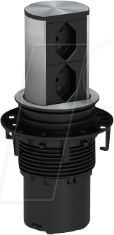 BACH 928.024 - Steckdosenleiste, ELEVATOR, Typ J - SEV 1011 - T23, 2-fach