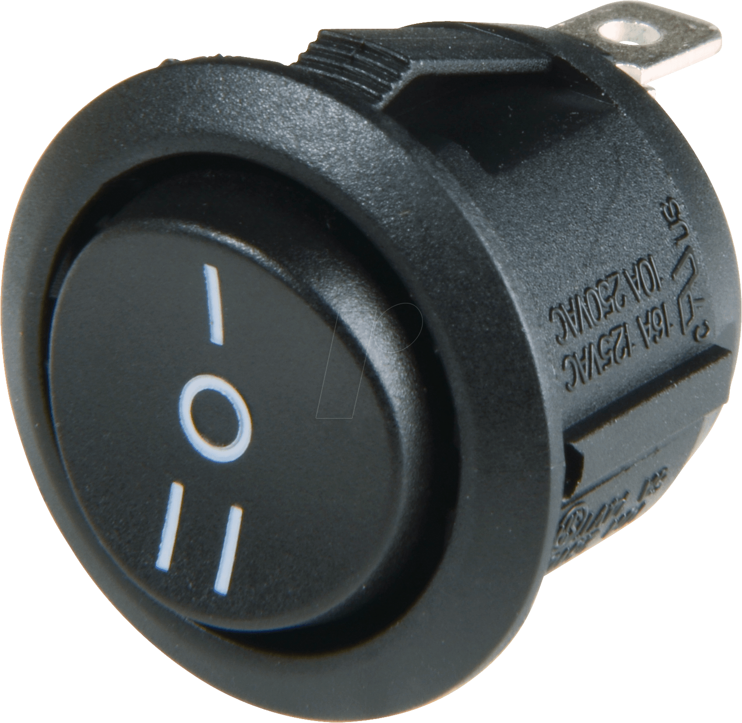 WS R13-112 DAAA - Wippenschalter rund, 1x Ein - Aus - Ein