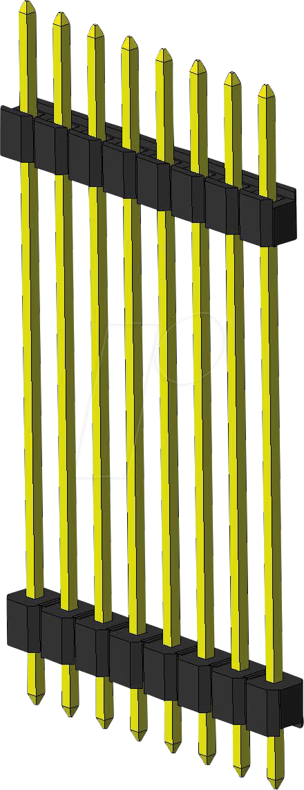 MPE 089-1-008 - Stiftleiste, 8-pol, gerade, RM 2,54