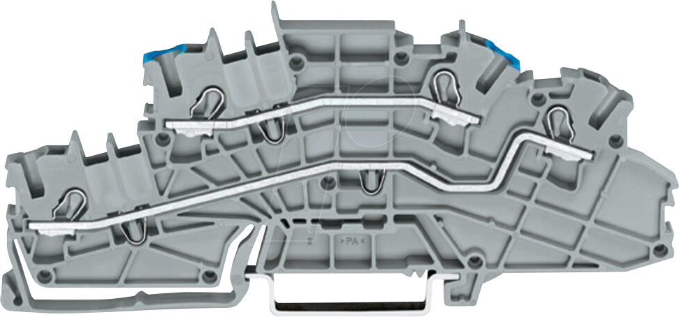 WAGO 2003-6649 - Installationsetagenklemme, 2,5 mm², N/L, grau