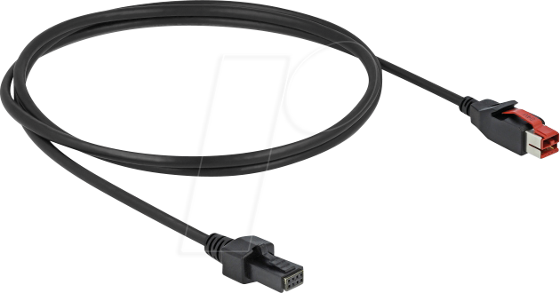 Thumbnail - DELOCK 85950 - PoweredUSB Kabel, 24 V > 2x 4 Pin, 1 m