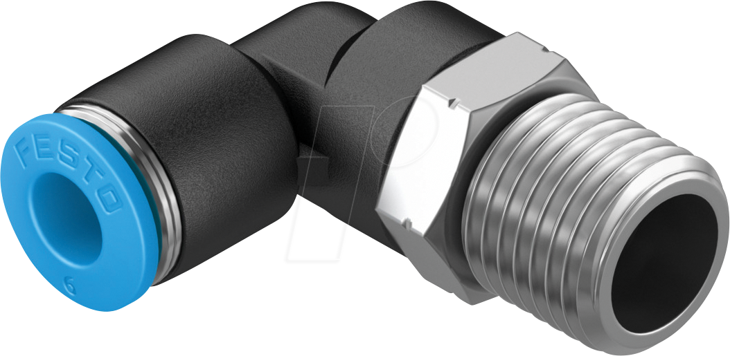 FESTO 153047 - Steckverschraubung, L-Form, mit Außensechskant, R1/4 Ø 6 mm