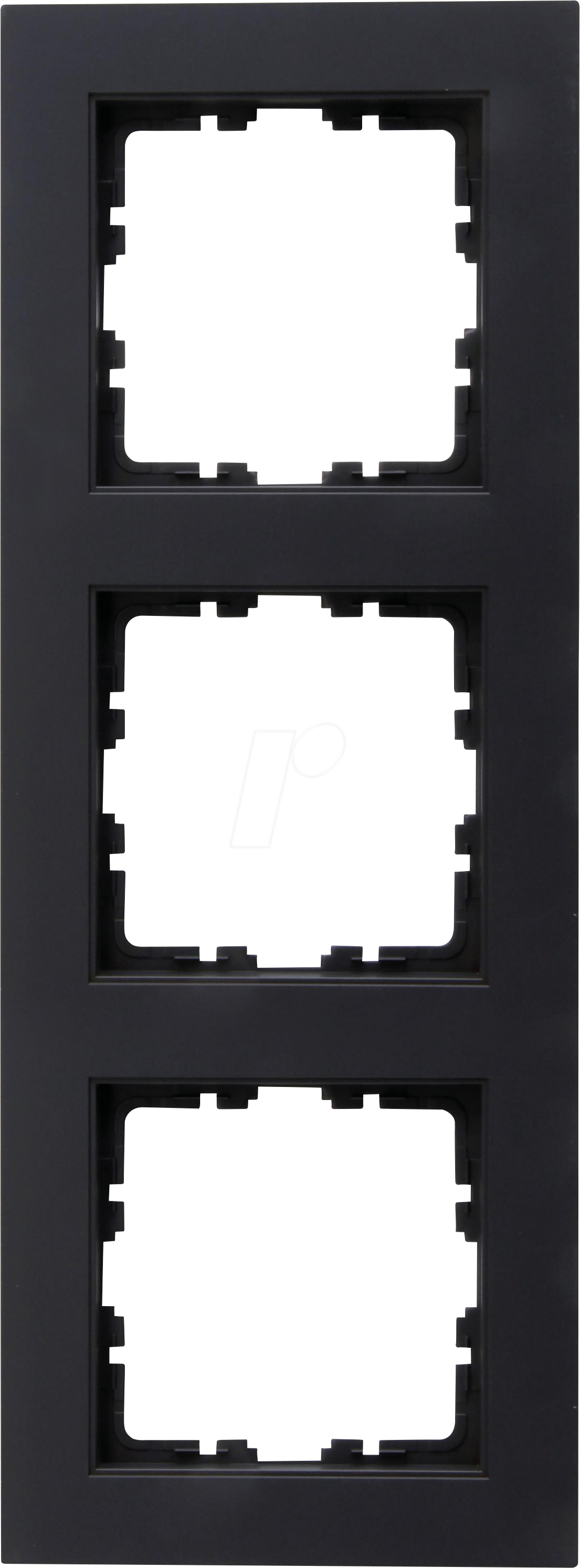 EL 07 402715007 - HK07 - Abdeckrahmen 3-fach, anthrazit