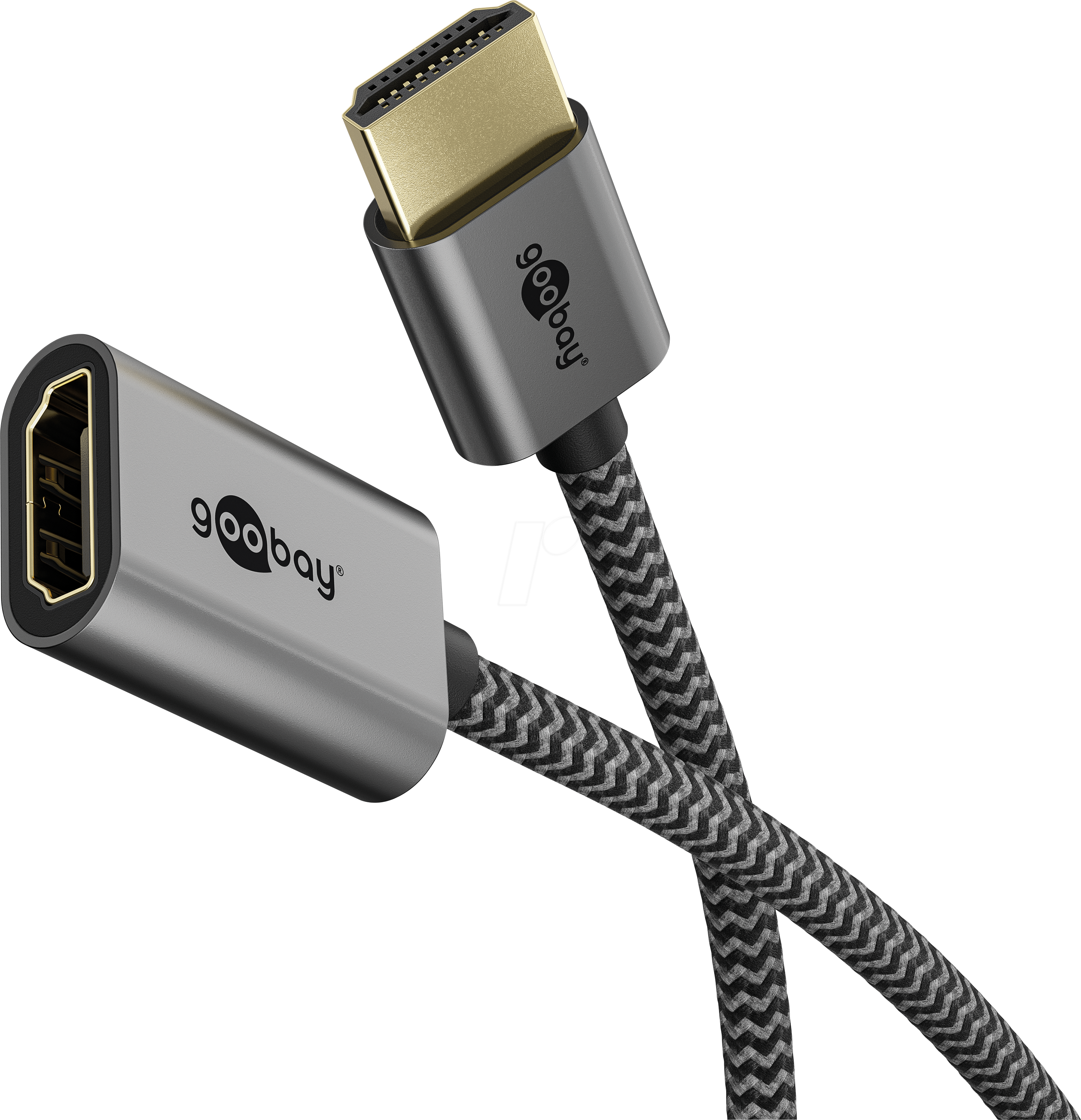 GOOBAY 79145 - Adapter HDMI Stecker > Buchse, 8K 60Hz, 0,1 m