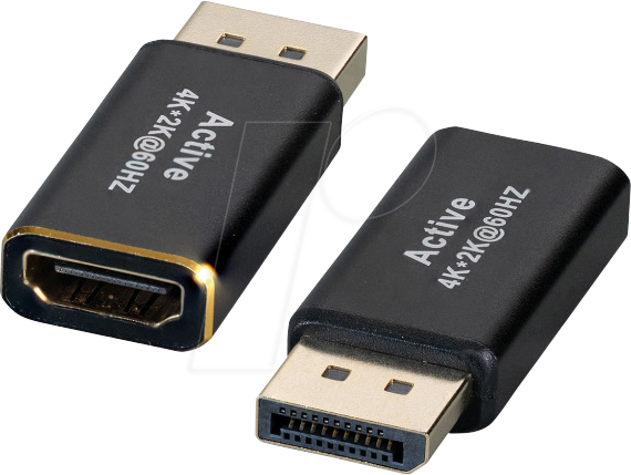 EFB EB484-4K60 - DisplayPort Adapter, DP Stecker auf HDMI Buchse