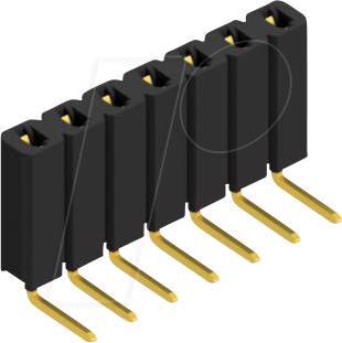 FIS BL 3 7G - Buchsenleiste, 1-reihig, 1 x 7 - 2,54 mm