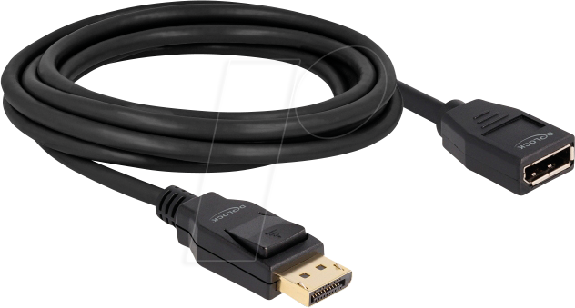 DELOCK 80003 - Kabel DisplayPort 1.2 Stecker > DisplayPort Buchse 4K 60 Hz, 3 m