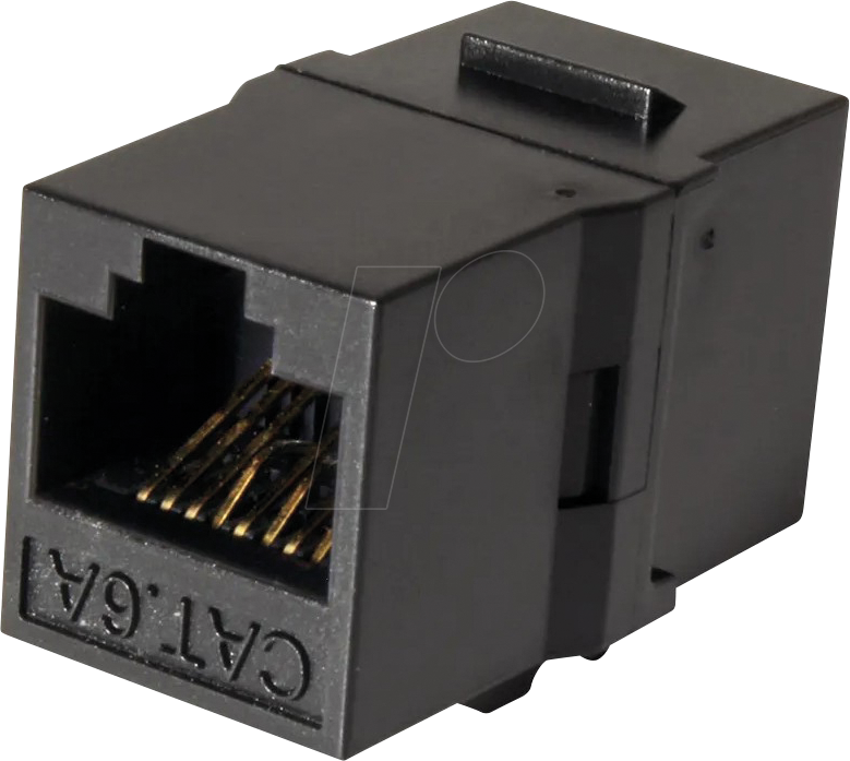 Thumbnail - ROLINE 21173106 - Keystone Modul, RJ45 Buchse > Buchse, Cat.6