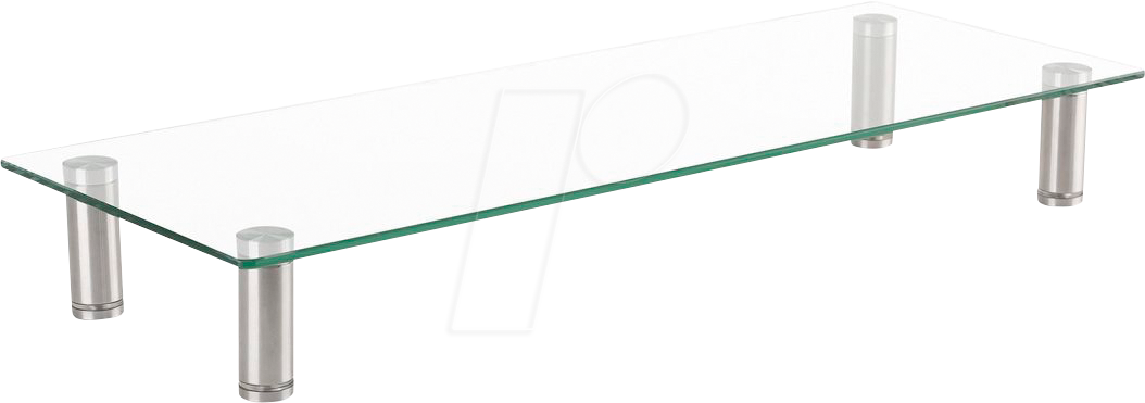ROLINE 17023376 - Monitorständer, Glas, 580 x 210 mm