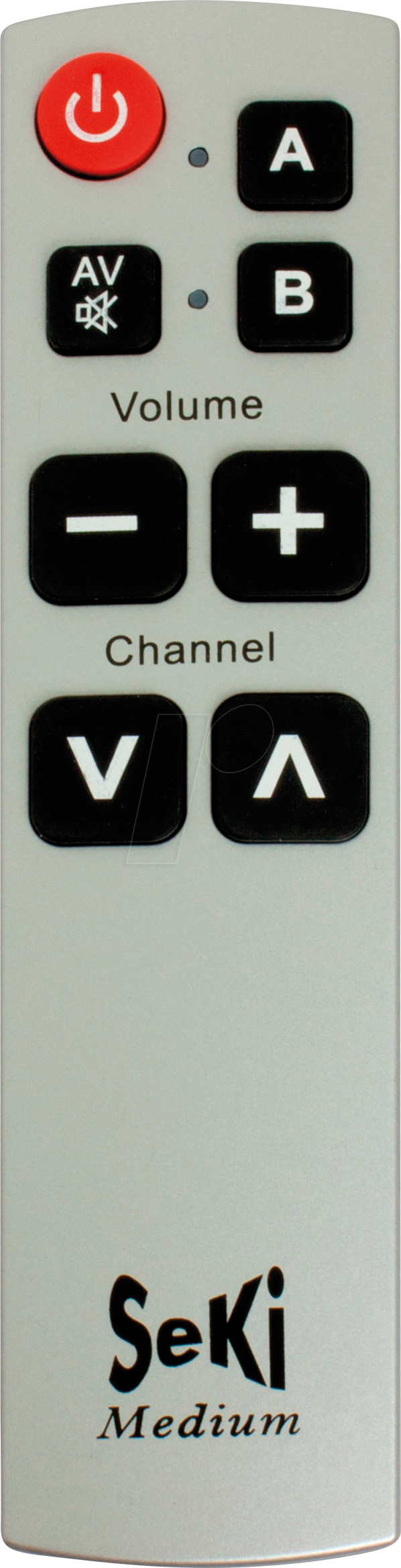 SEKI MEDIUM SI - SeKi Medium, lernfähige Universalfernbedienung, silber