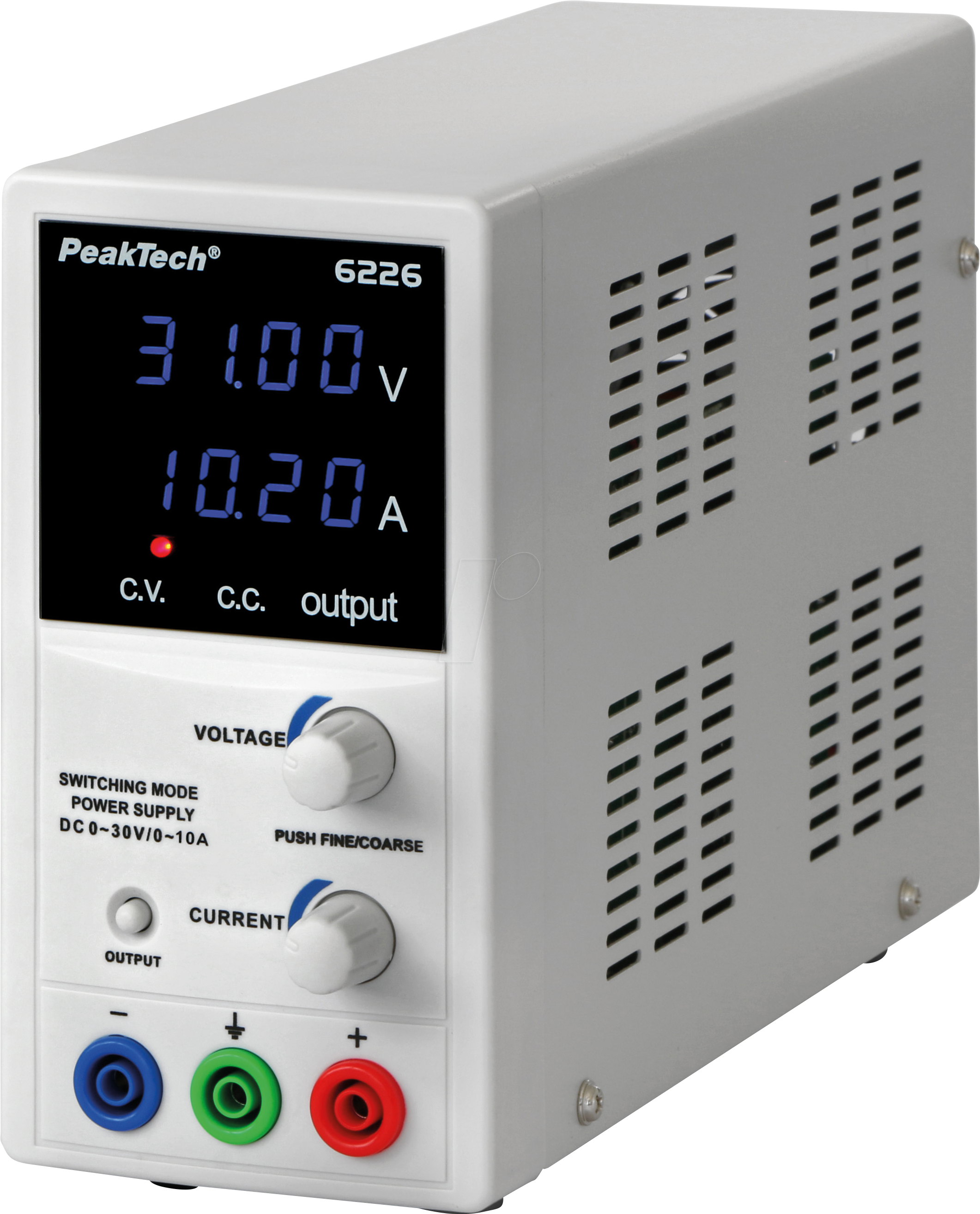 PEAKTECH 6226 - Labornetzgerät, 0 - 30 V, 0 - 10 A, stabilisiert