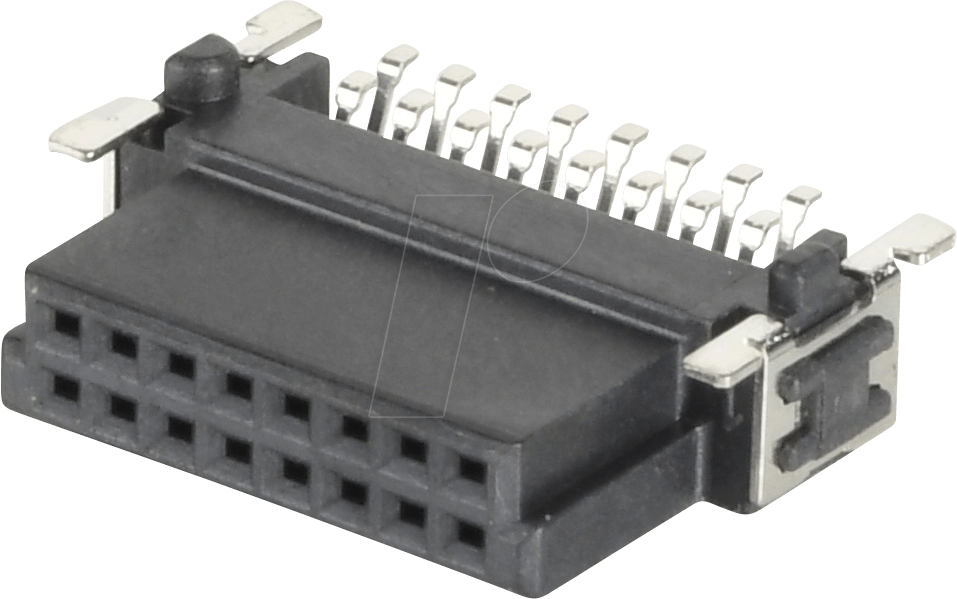 MPE 715-4-016 - Federleiste SMD, 16 polig, 500 V / 1,6 A