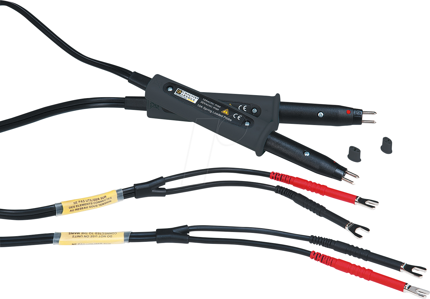 CHAU P01103063 - Kelvin-Prüfspitzen, 10 A, 2er-Set, für C.A Mikroohmmeter