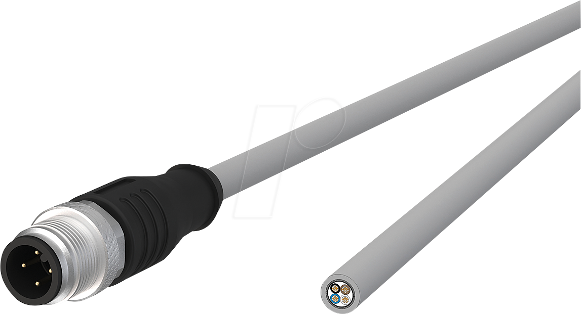 Thumbnail - MC 142MLA10020 - Sensorleitung, M12, 4 pol, St > offenes Ende, 2 m