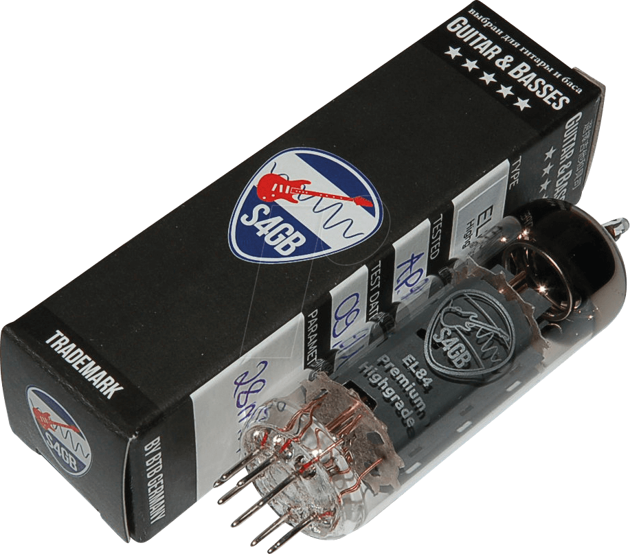 TUBE EL84 - Elektronenröhre, Endstufenröhren, Noval, 9-pol, 6,3 V