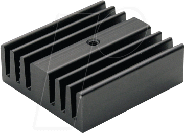 SK 126/50/SA - Kühlkörper, 50 mm, Alu, 6,5 K/W, TO-218/TO-220/TO-247