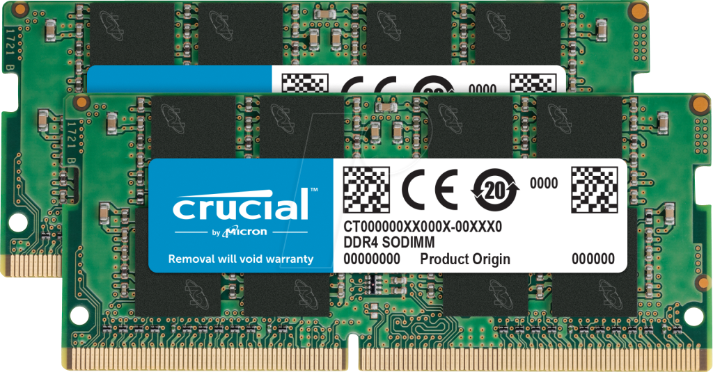 41CR1632-2022 - 16 GB (2x 8 GB) SO DDR4 3200 CL22 Crucial 2er Kit