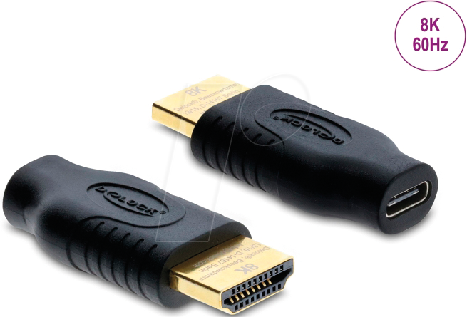 DELOCK 61076 - Adapter USB-C > HDMI Adapter, 8K@60 Hz