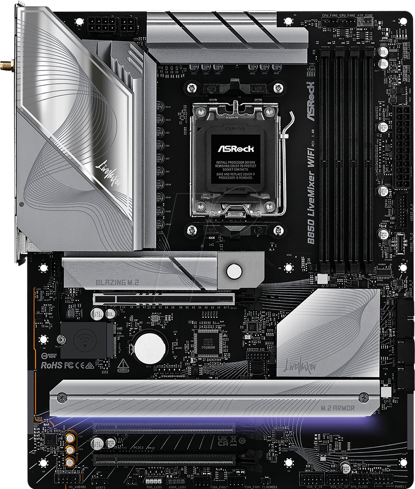 ASR 90MXBQU0 - ASRock B850 LiveMixer WiFi (AM5)