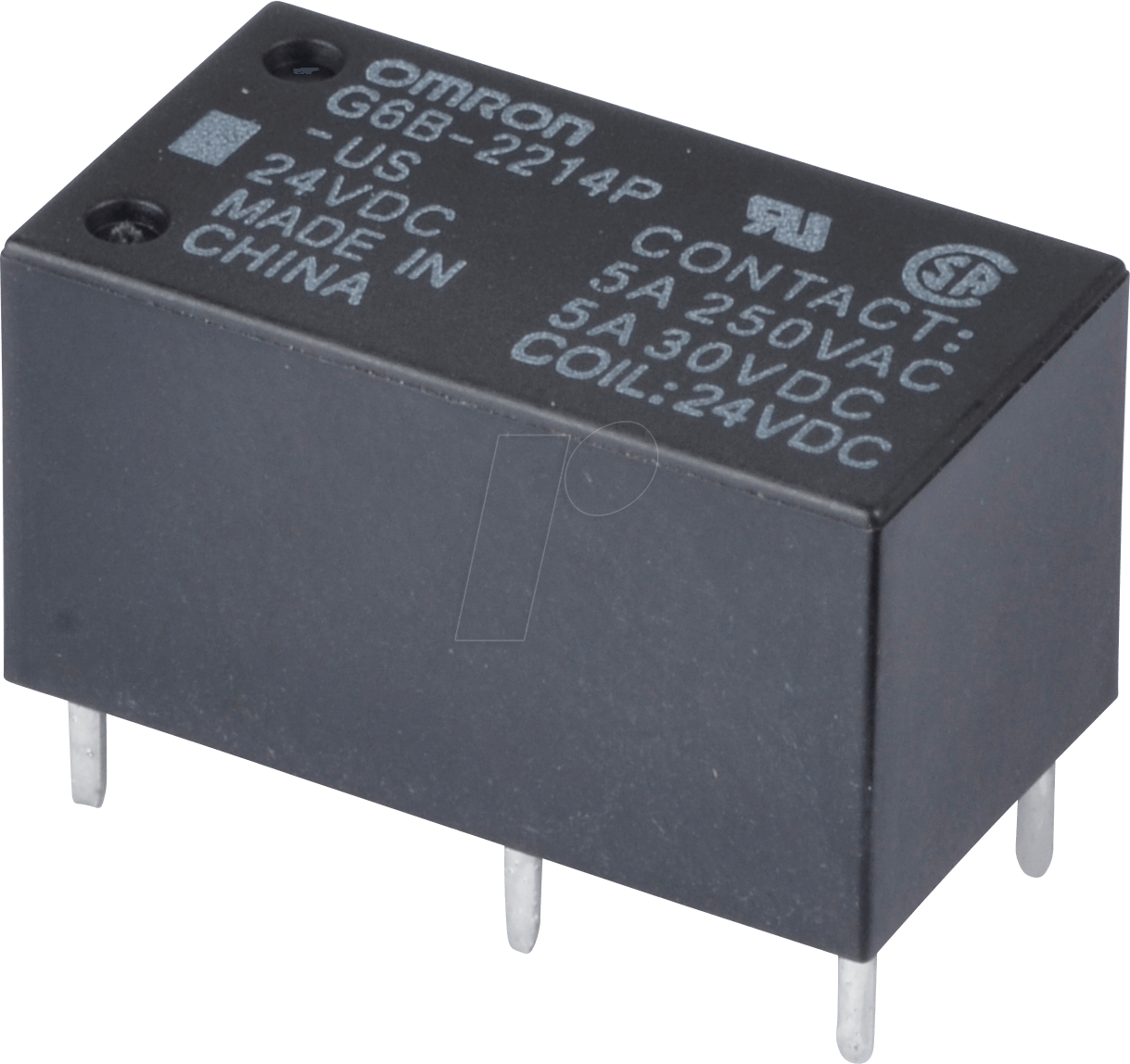 G6B 2S 24DC - Printrelais - 2 Schließer, 5 A, 24 V DC