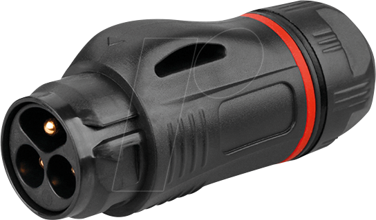 GC IC02-24P301 - Industrie-Stecker - S2 - Power, 3-Pin