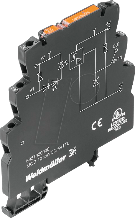 MOS 12-28-5 - Halbleiterrelais 1 NO, 5 V DC / 12 - 28 V DC, 0,05 A